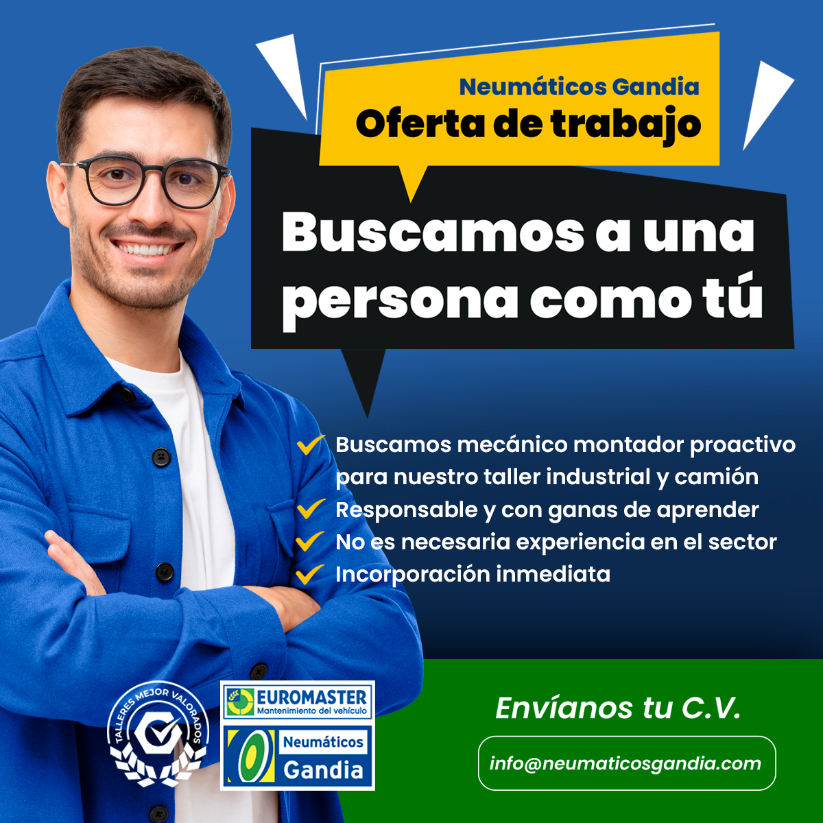 Oferta trabajo septiembre 2025